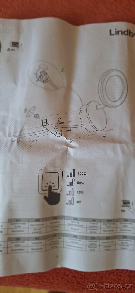 Led osvětlení dřevo 2 ks nové - 4