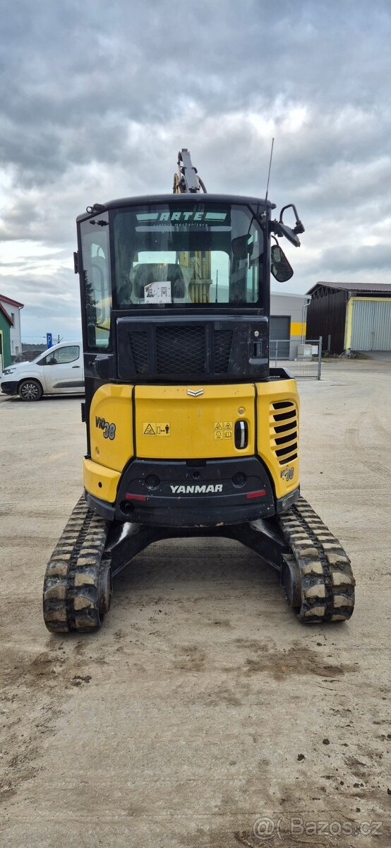 Yanmar Vio38 - vč. hydraulická svahovka, 2x podkopovka - 4