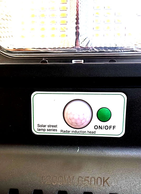 Solární lampa 1200W LED osvětlení - 4