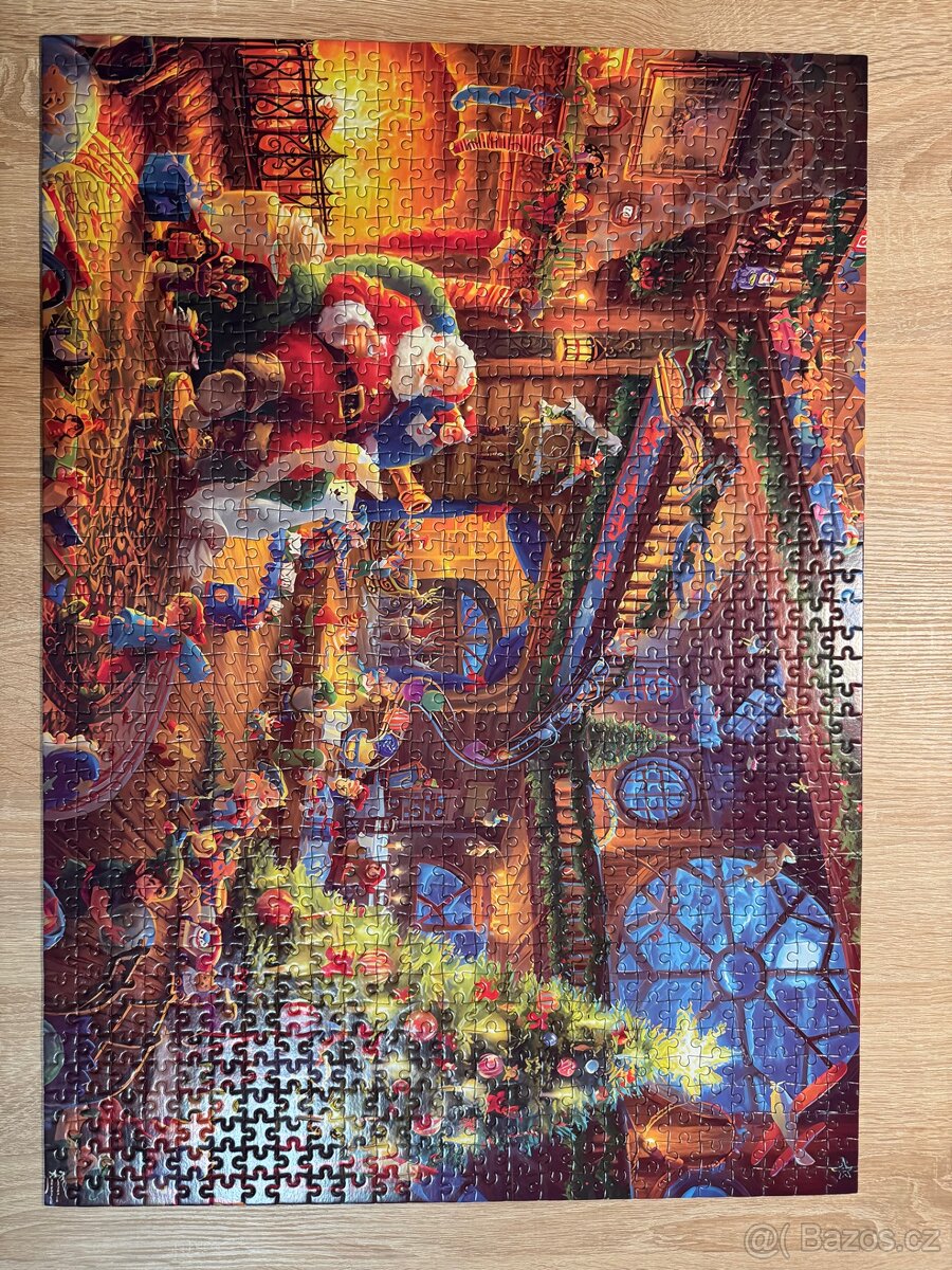 Adventní kalendář puzzle - 1000 dílků - 4