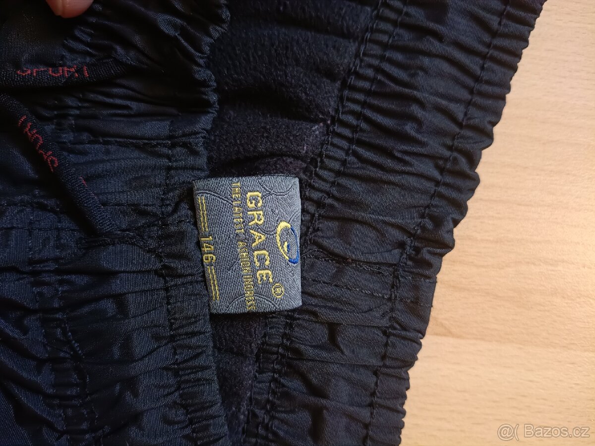 Zateplené kalhoty 146 - 4