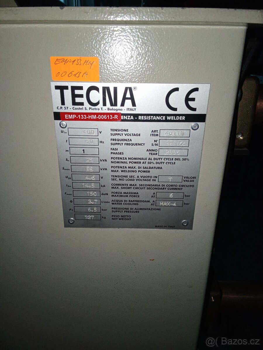 Prodám bodovou svářečku TECNA TE 90 - 4