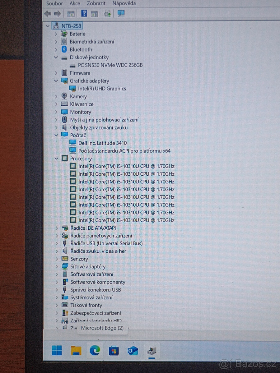 NTB#258 - Dell Latitude 3410, i5, 16GB, M2, w11 - 4