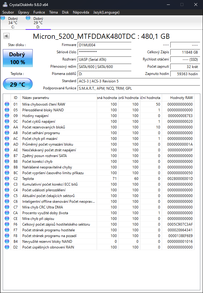 SSD Micron 5200 ECO 480GB Enterprise SATA – server / NAS - 4