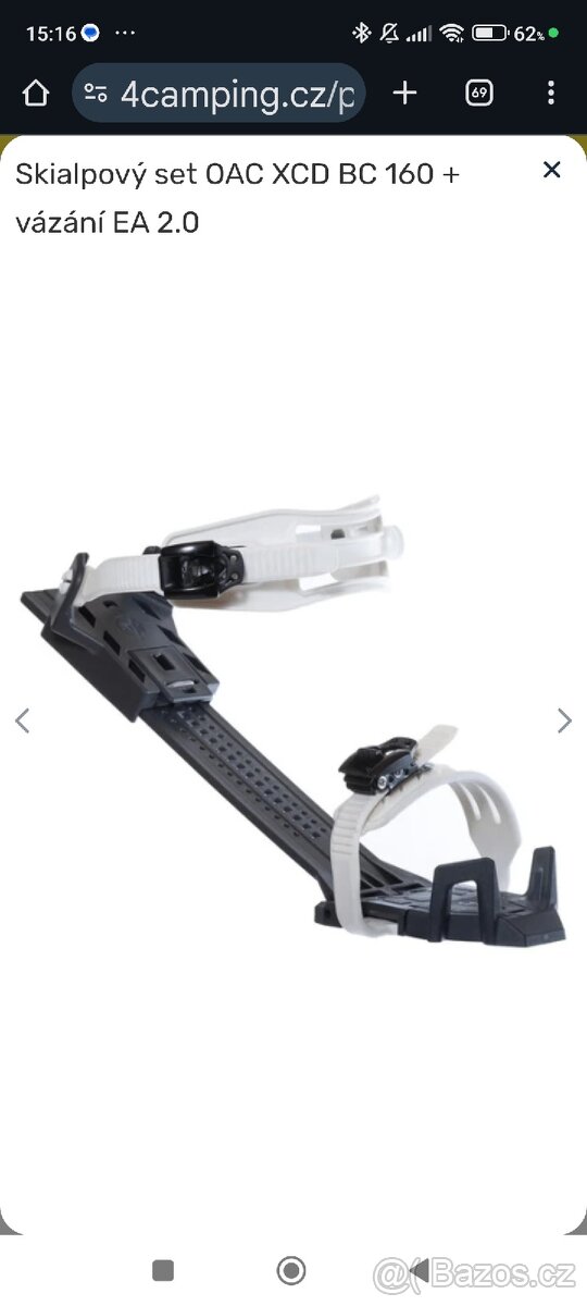 Lyže OAC XCD BC - 4
