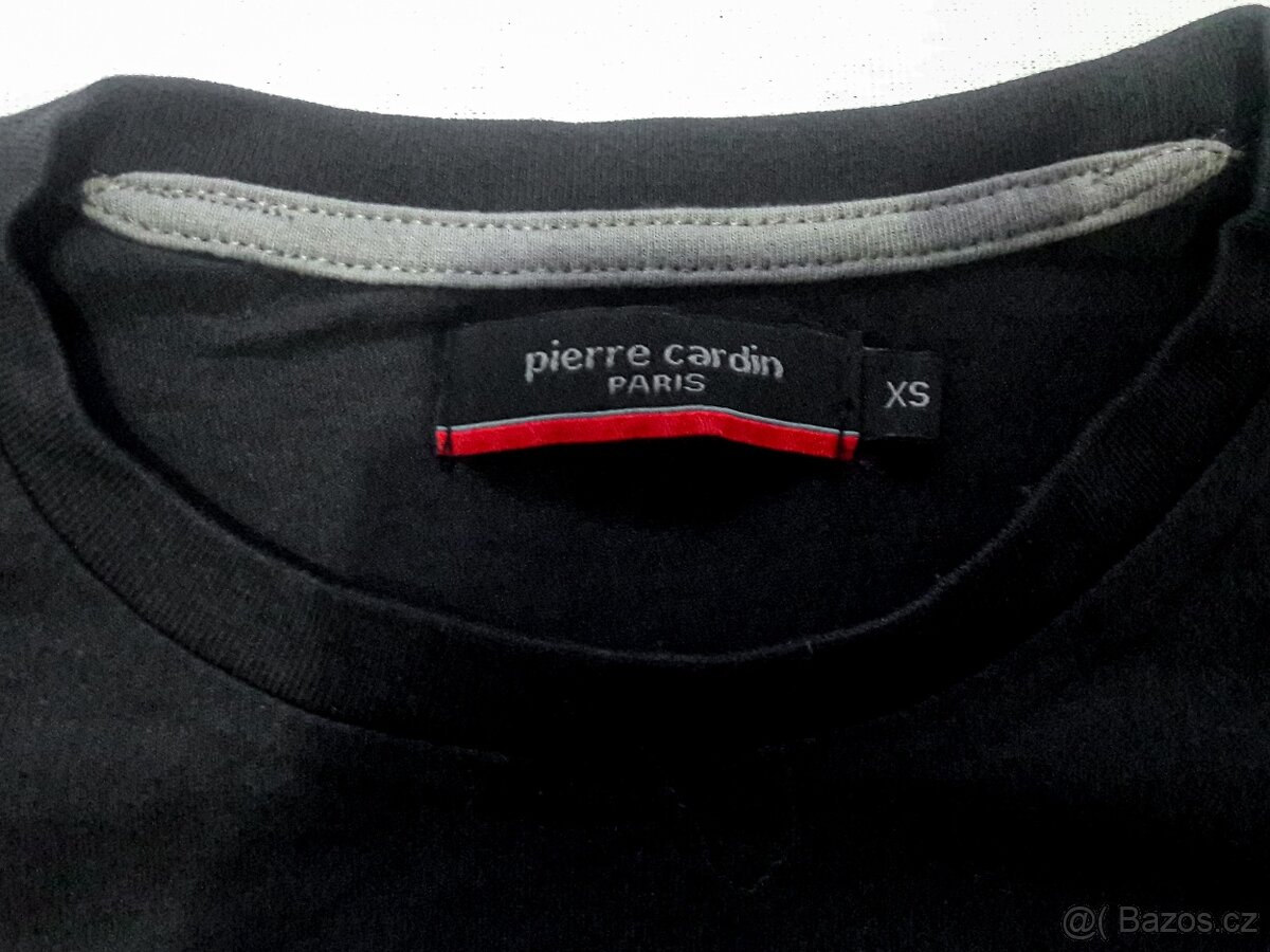 Černé tričko / triko Pierre Cardin - vel. XS - 4