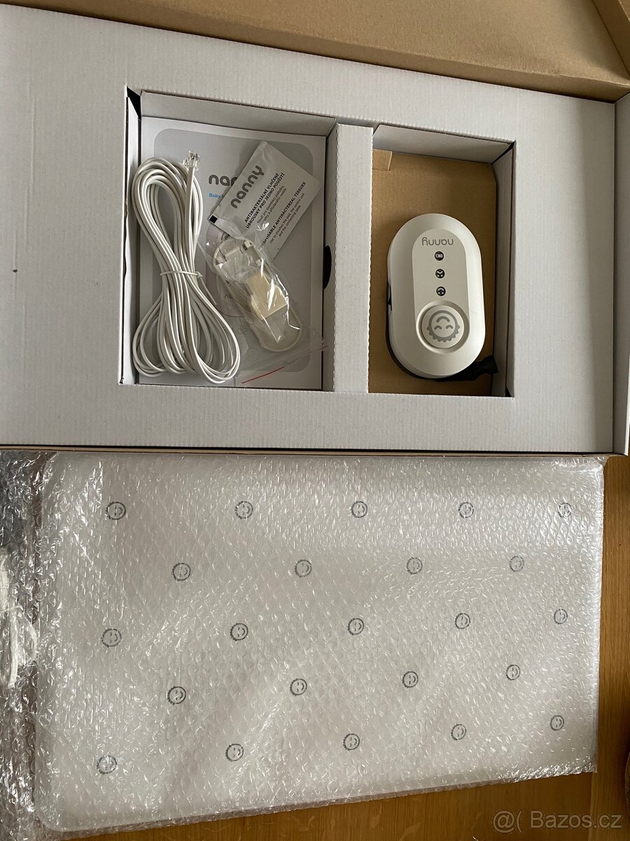 Nanny BM-02 monitor dechu + podložka navíc. Záruka - 4