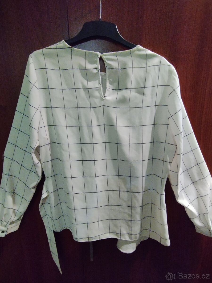 halenka / blůzka, vzor kostka - 4