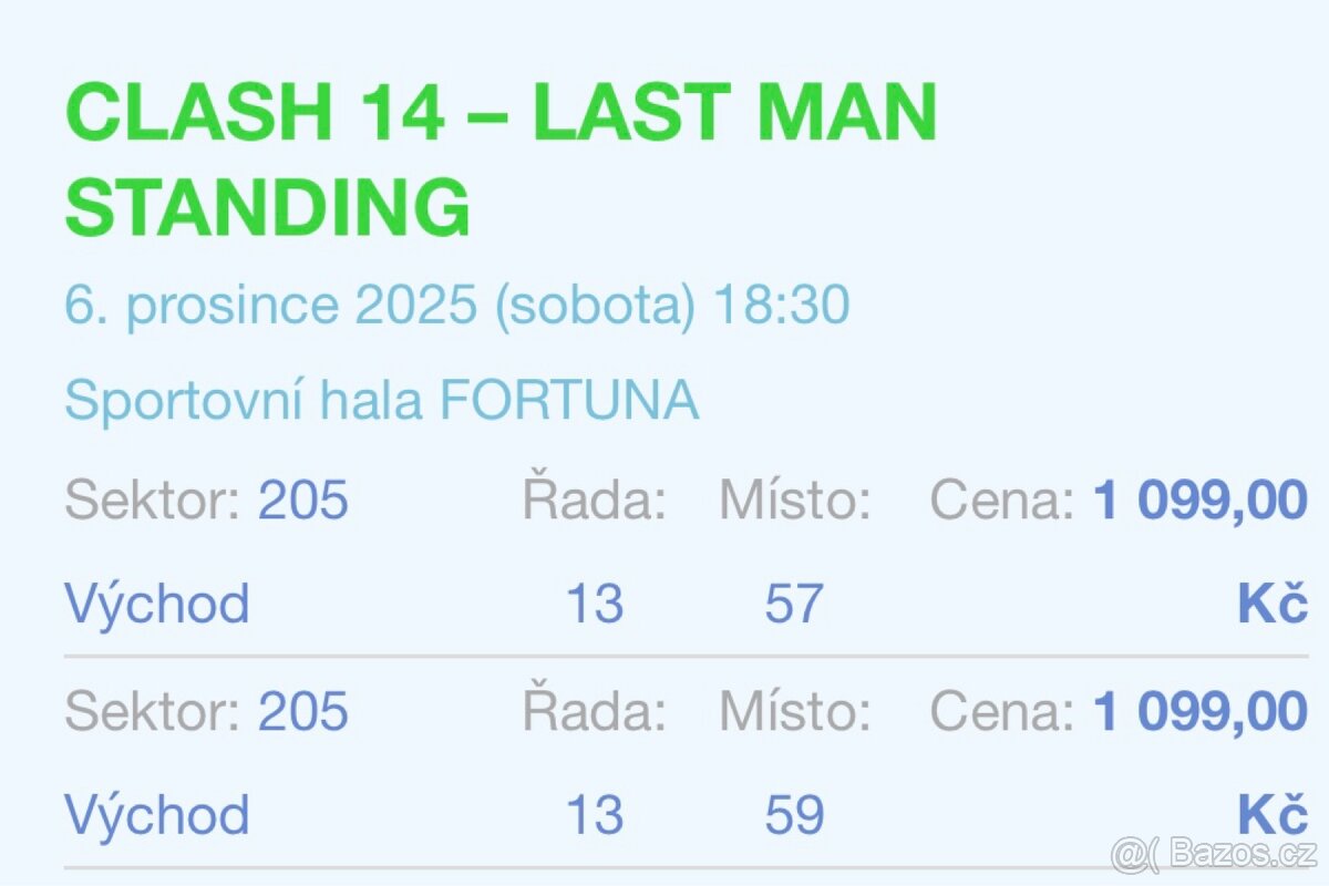 LÍSTKY NA CLASH 14 - 4