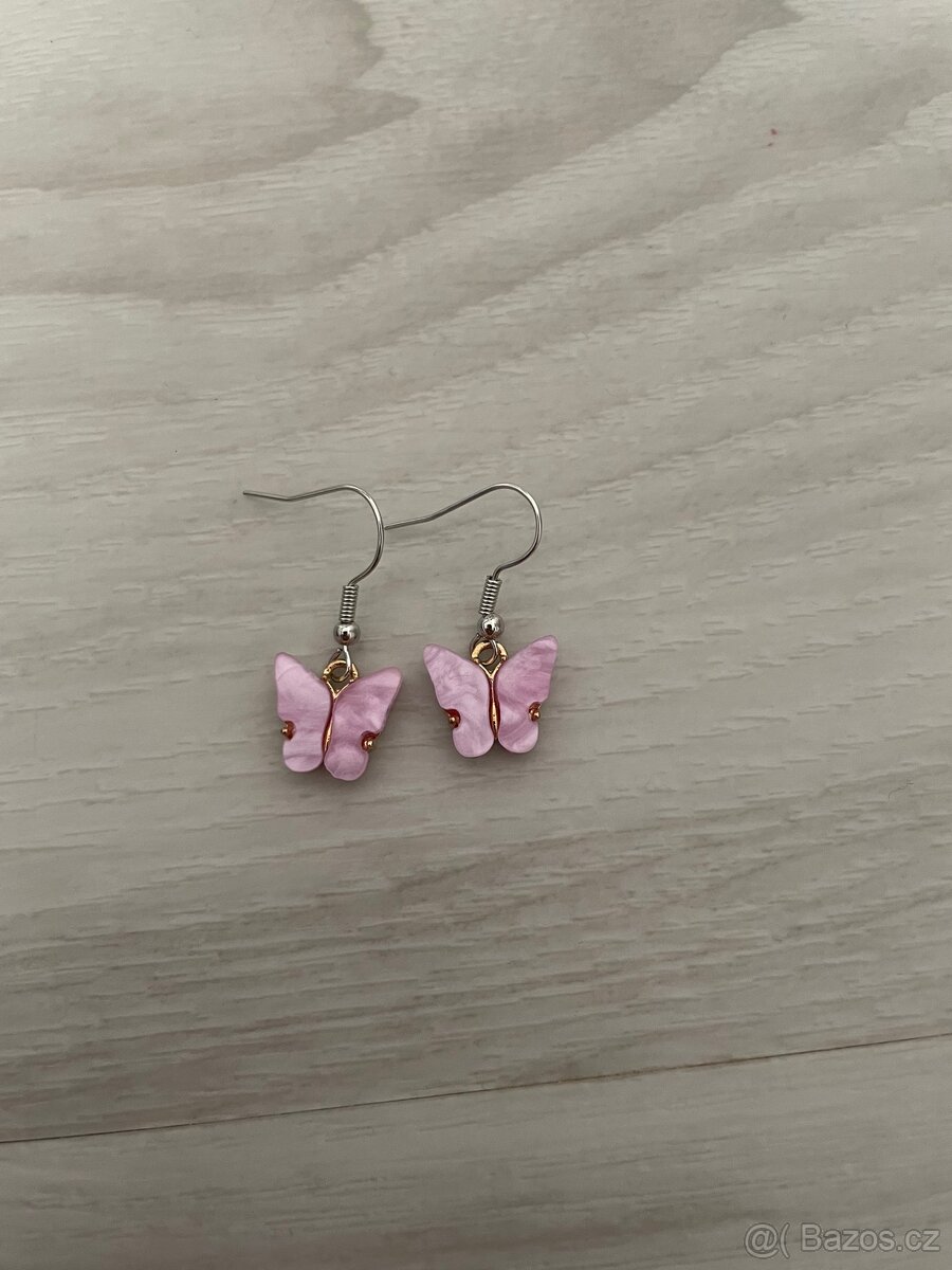 Nove náušnice motylek - 4