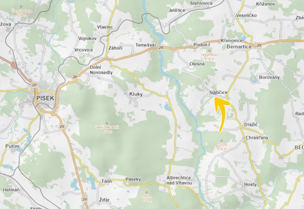 Prodej louky v k.ú. Nemějice a Slabčice - 4