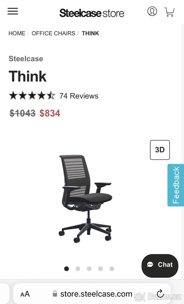 kancelářská židle Steelcase Think - 4