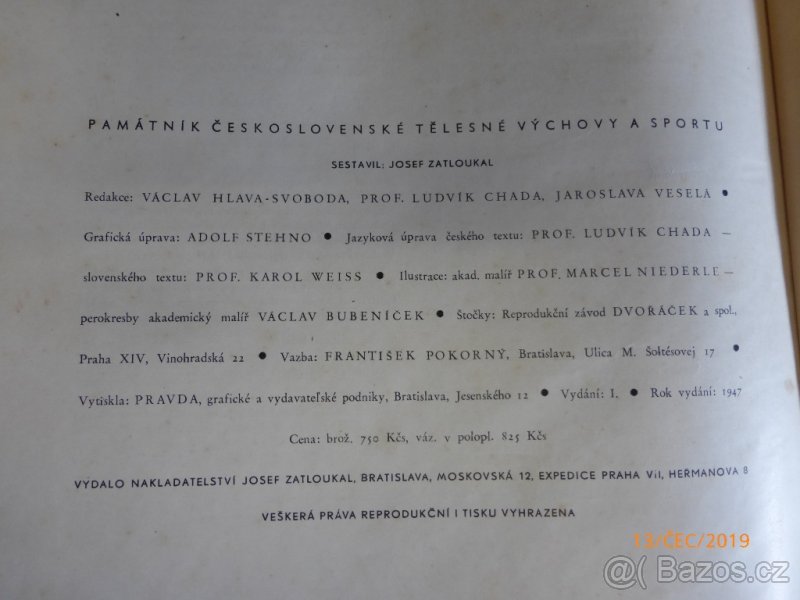 VELKÁ KNIHA O SPORTU -1.vyd.1947 // ilustr. M.NIEDERLE - 4