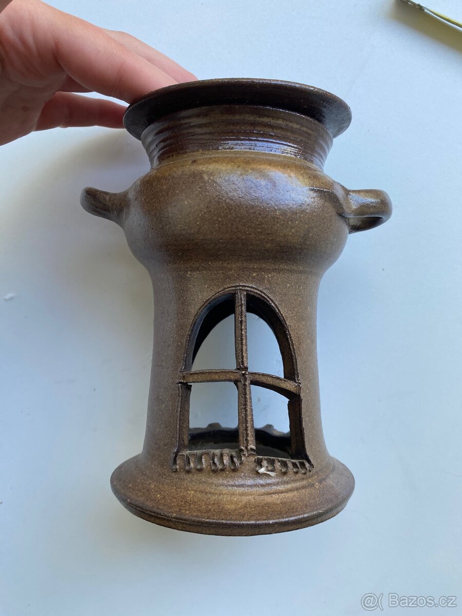 Keramická retro aromalampa - 4