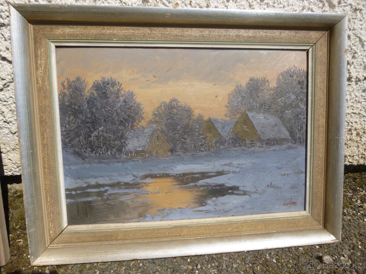 Obrazy 2 ks Ladislav Vraný - 4