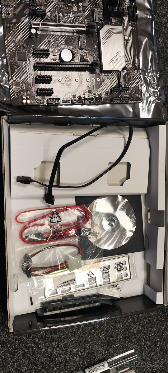 MB ASUS Z490-P + 8GB DDR4 RAM + CPU INTEL Celeron - 4