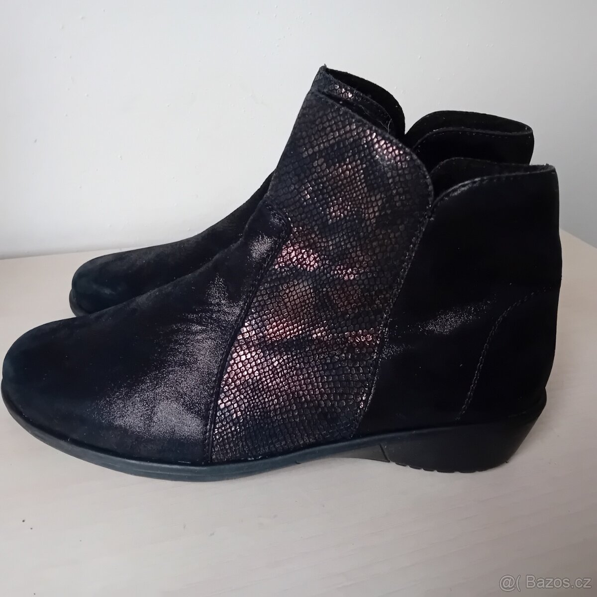 dám.zimní kožené nové boty č.41/7 zn. Softline - 4