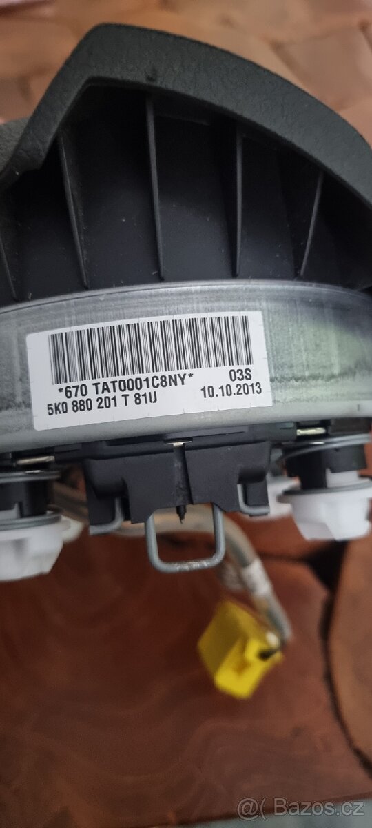 Airbag vw Golf 6 Passat B7 Polo Touran Caddy - 4