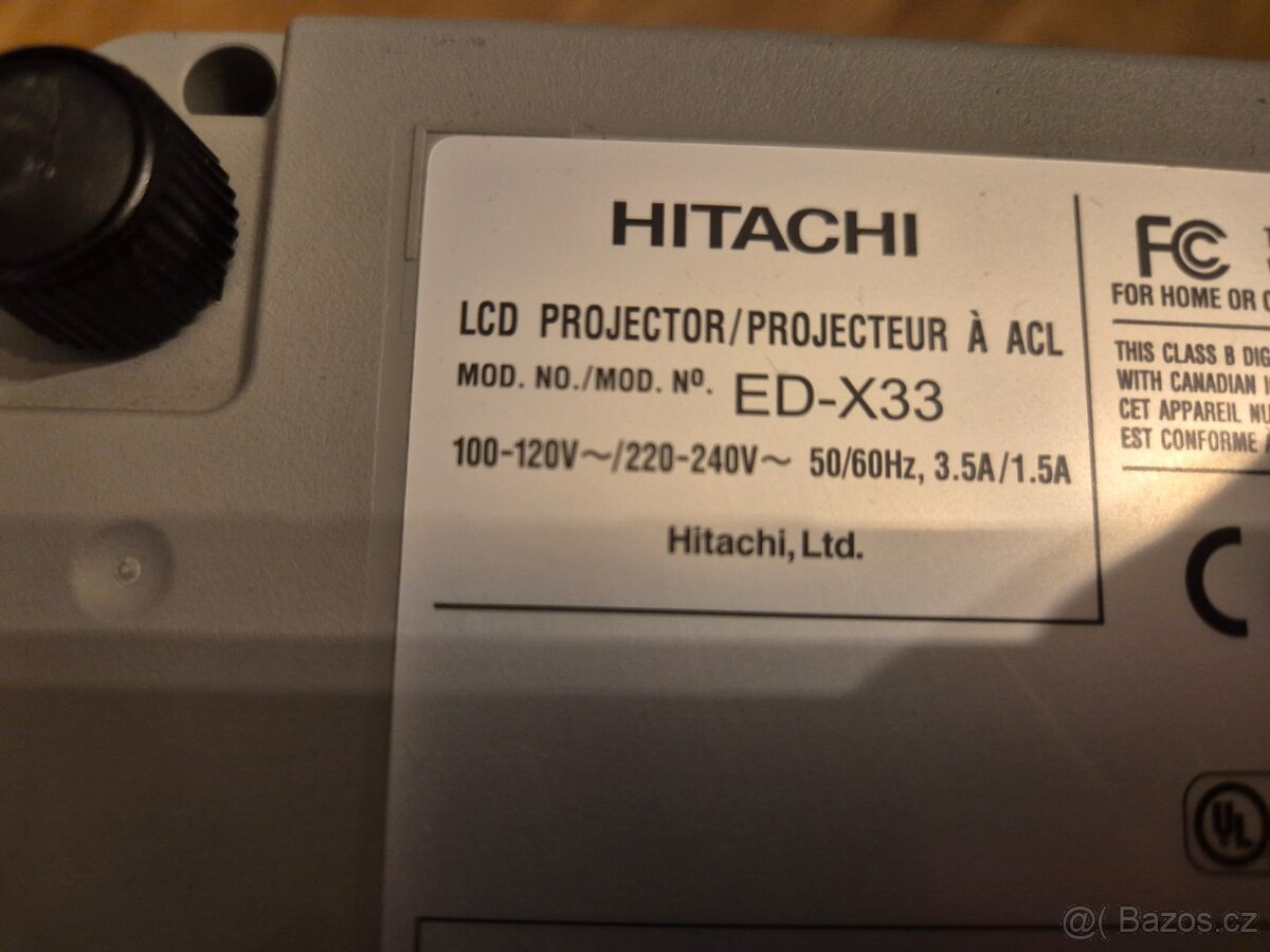 Projektor HITACHI ED-X33 - 4