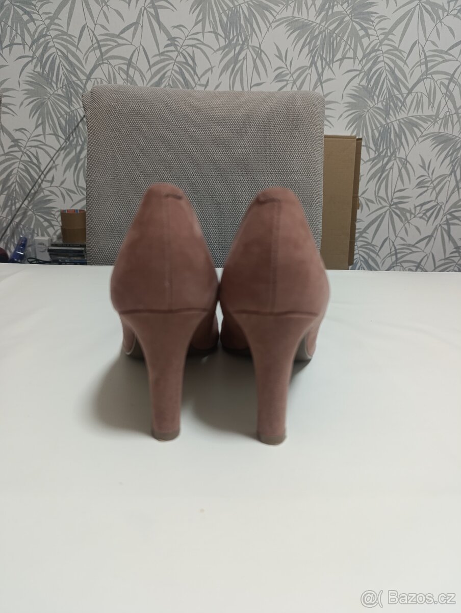 Růžové společenské boty - 4