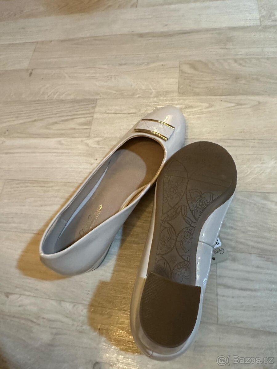 Lodičky béžové 39 - 4