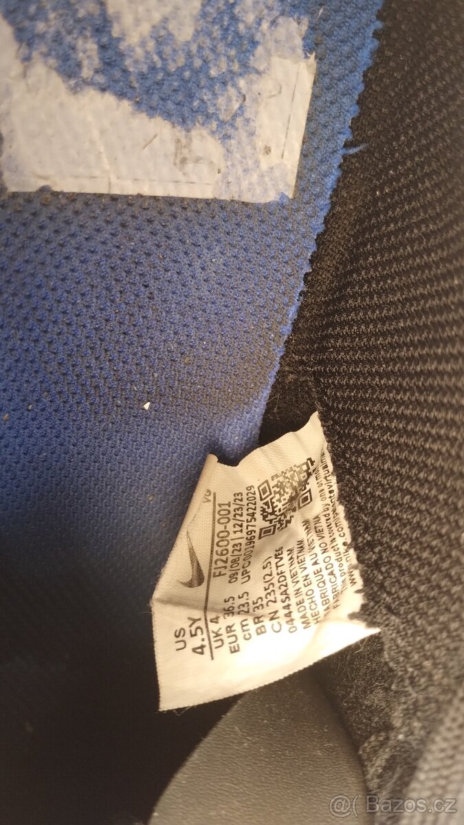 Dětské sálovky NIKE vel. 35,5 - 4