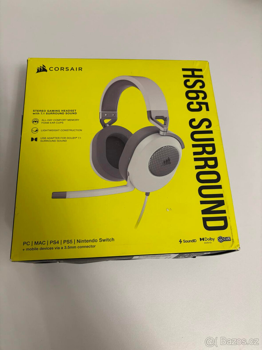 Corsair HS65 Surround White - 4
