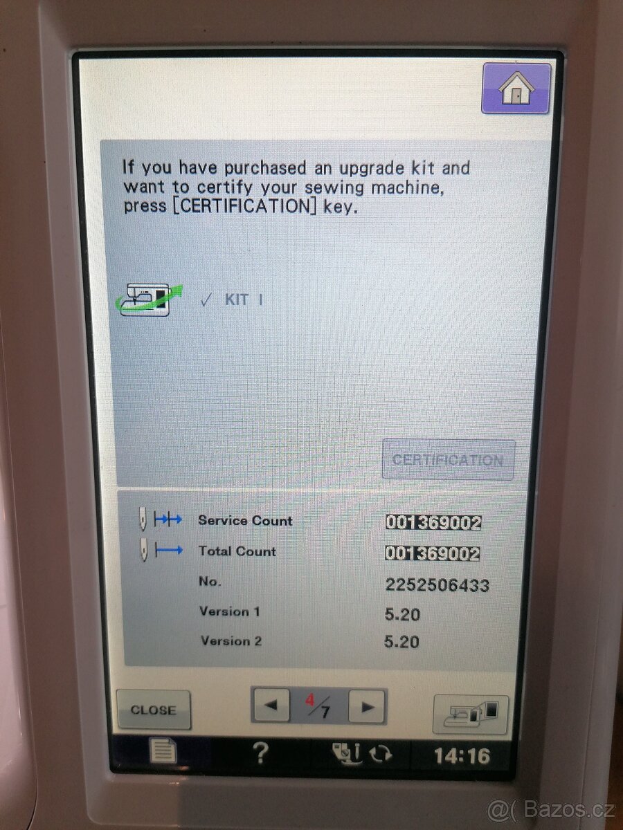 Vyšívací stroj brother V3 LE - 4