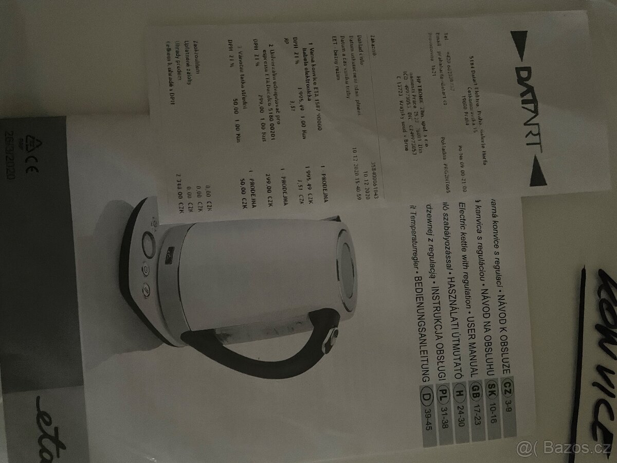 Rychlovarná konvice ETA - 4