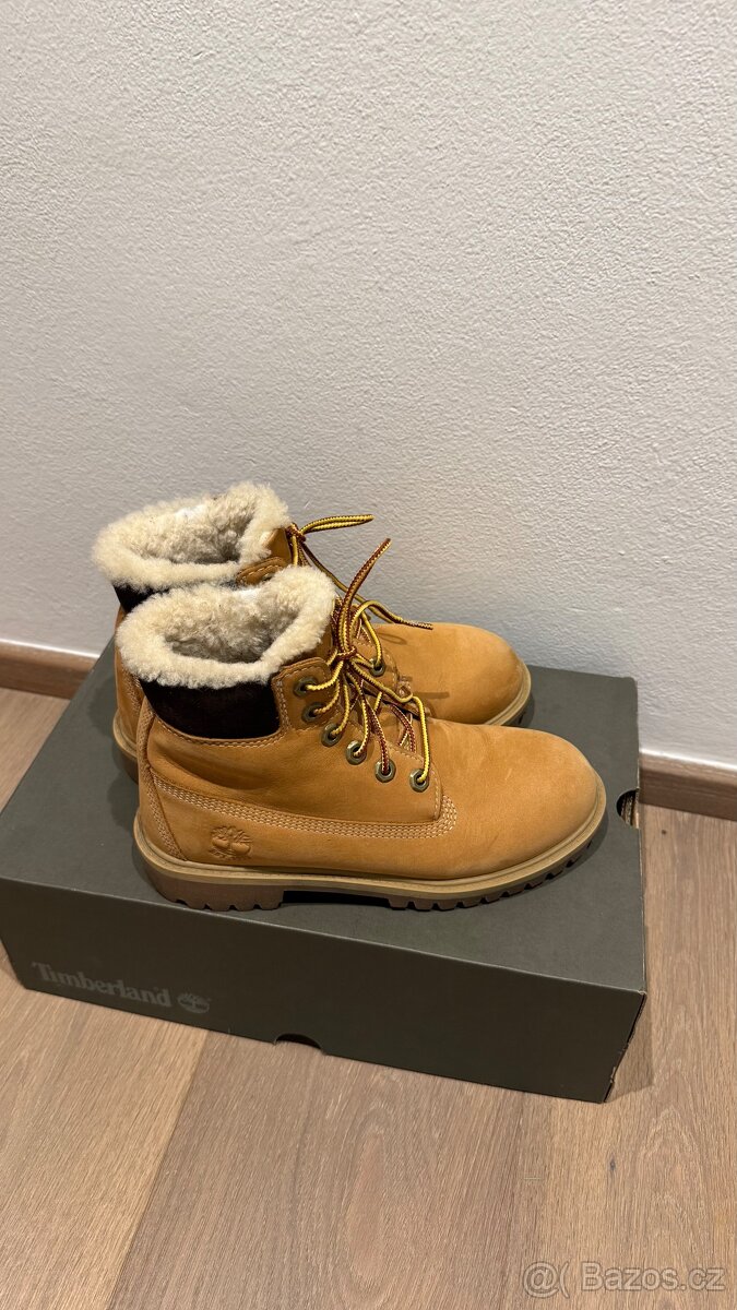 Zimní kožené boty Timberland - 4