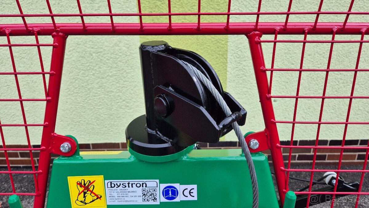 Lanový Naviják 4T za malotraktor - Bystroň - 4