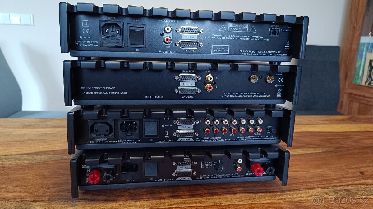 Quad Elite, Hi-End amp, preamp, cd, tuner - 4