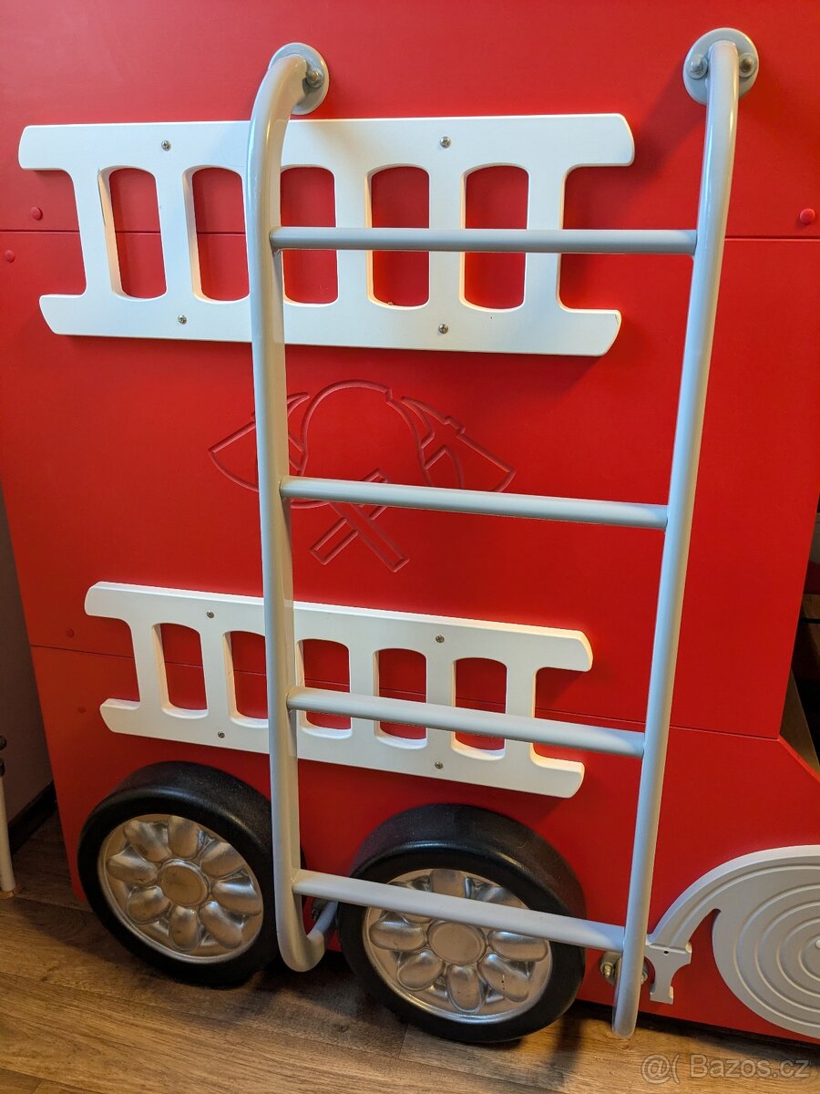 Dětská patrová postel hasiči. - 4