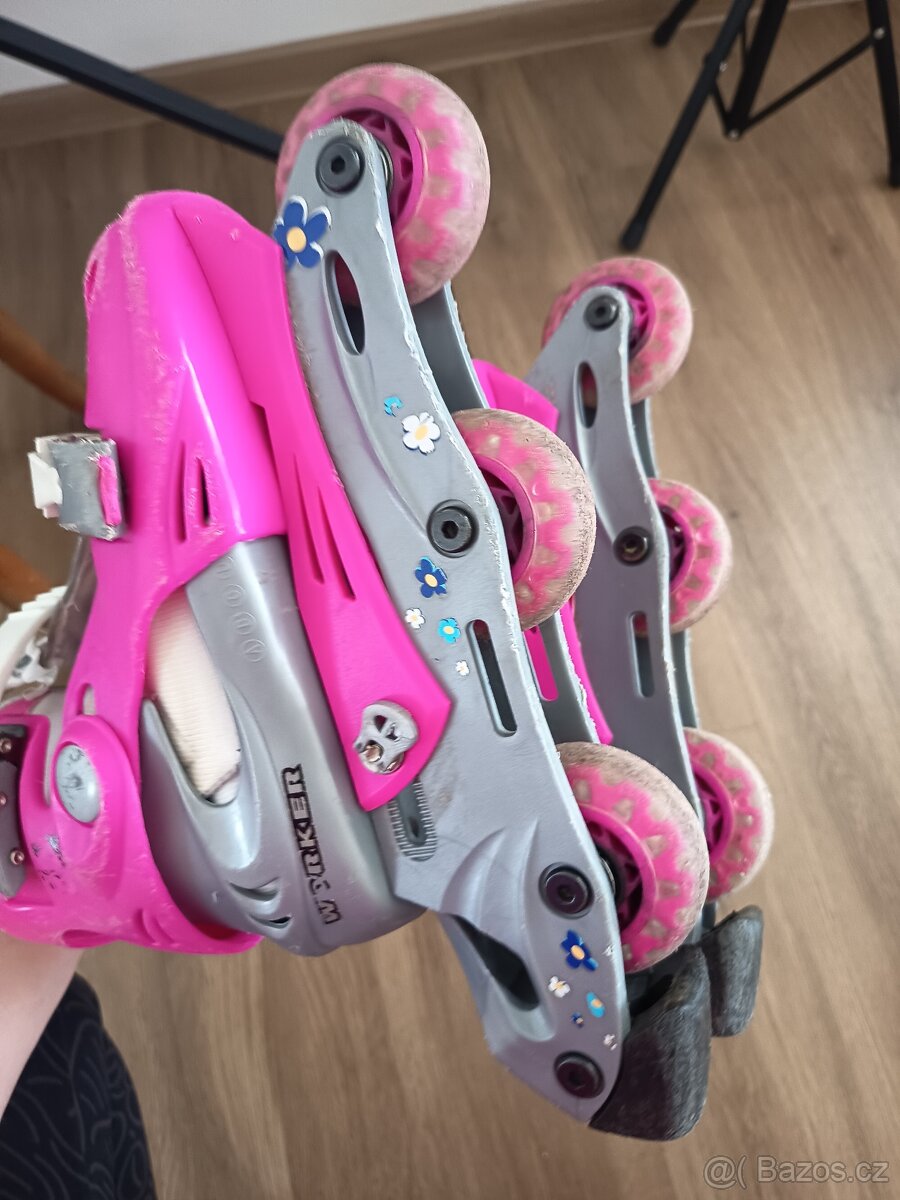 Nastavitelné kolečkové brusle vel 30-33 - 4