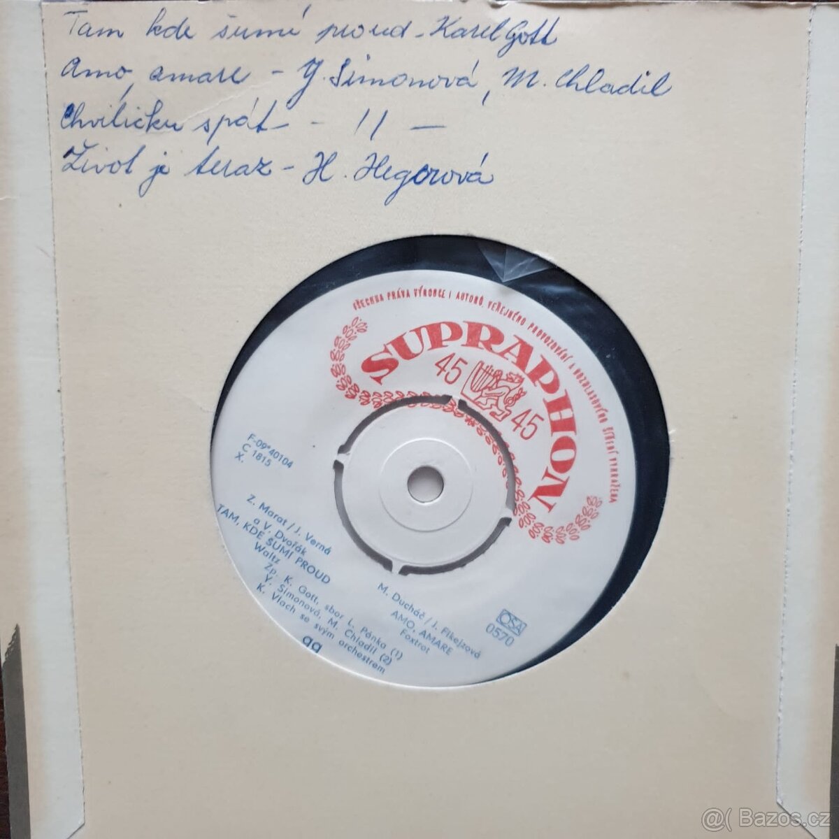 Staré SP desky přelom 60.a 70. let - 4