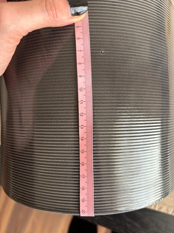 Antracitový/šedý velký květináč nový - 4