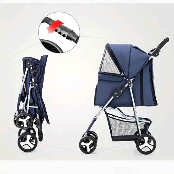 Kočárek pro domácí mazlíčky - nový - 4