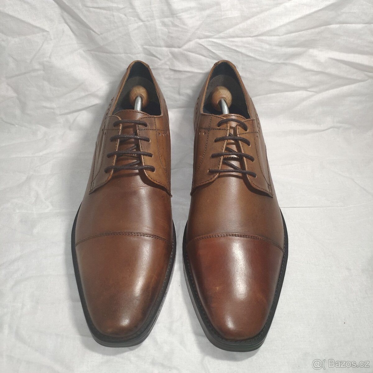 ❗❗BAŤA, VELIKOST 46, PÁNSKÉ HNĚDÉ POLOBOTKY❗❗ - 4