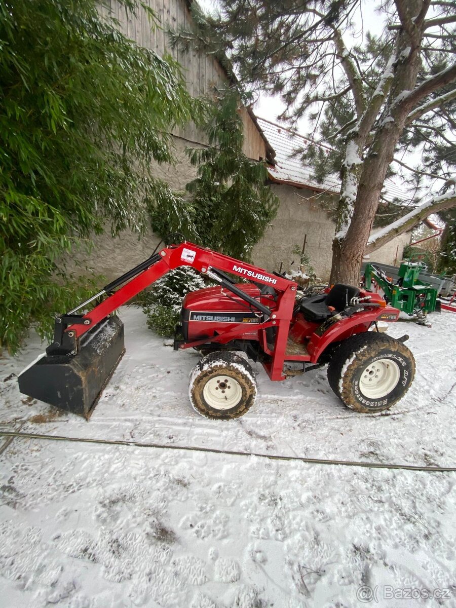Malotraktor Mitsubishi mt 185 přední nakladač - 4
