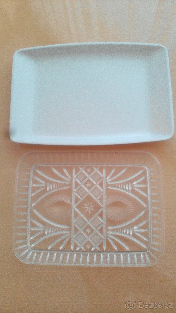 Retro tácky, servírovací podnosy - plast, kov-nerez aj. - 4