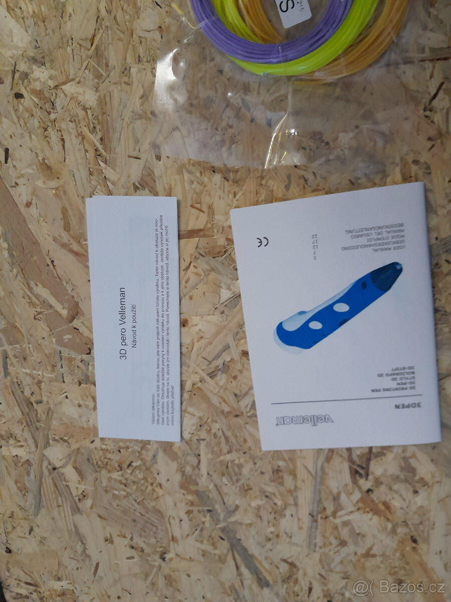 3D tiskárna - Velleman 3DPEN až 250°C, s fialementem - NOVÉ - 4