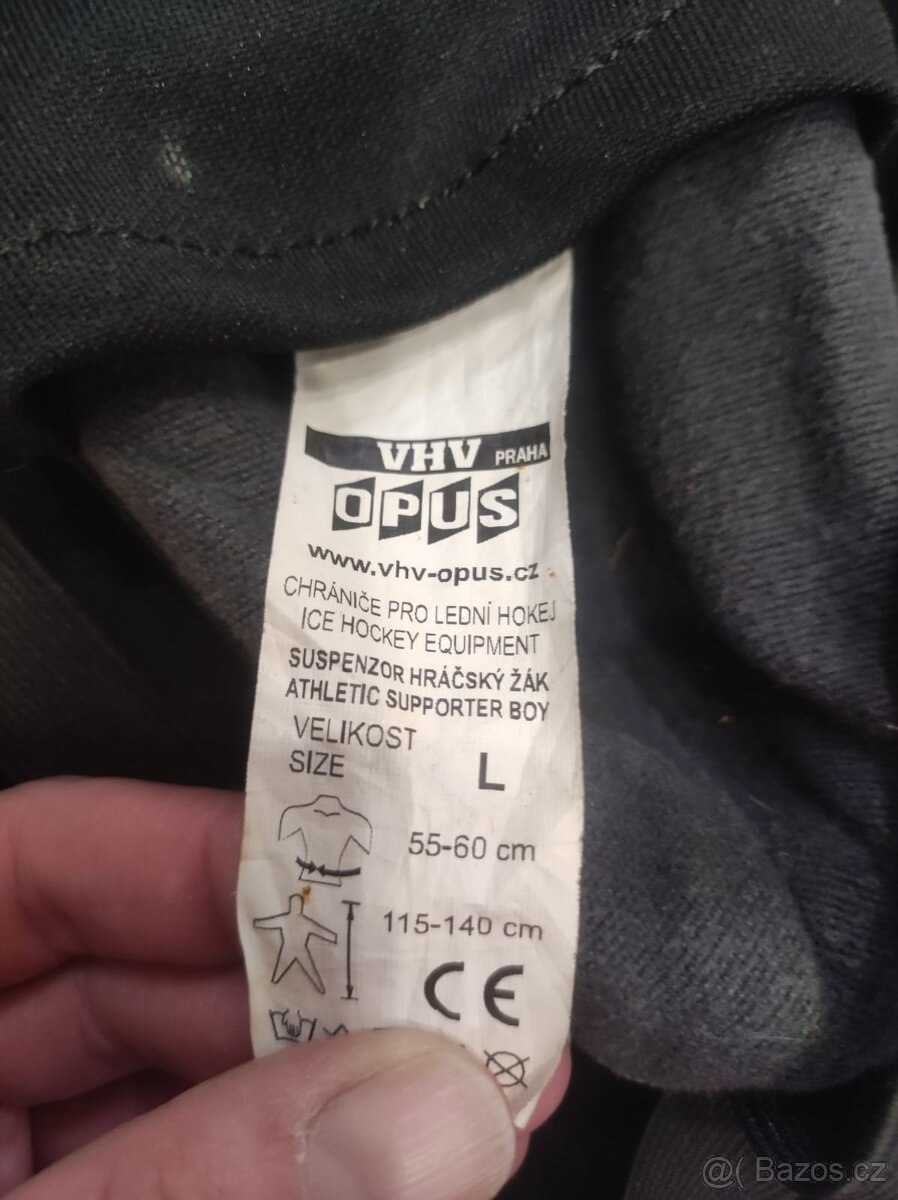 Hokejové kalhoty, ribana, suspenzory, nákrčník - 4
