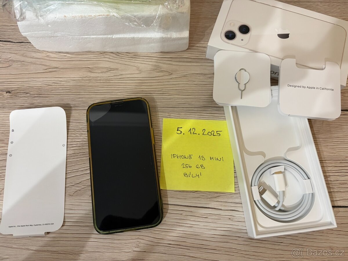Prodám iPhone 13 mini 256 GB bílý v super stavu - 4