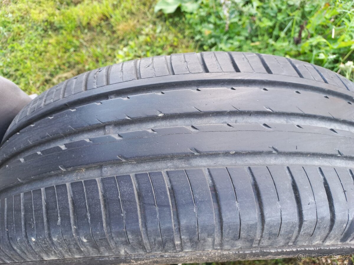 Plechové disky s letními pneu 195/65/15 - 4
