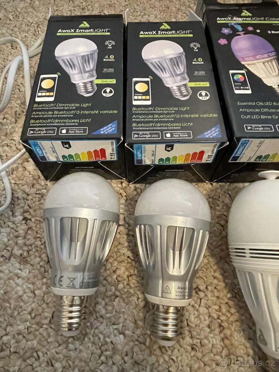 LED BT žárovky Smart Light E27 Awox AromaLIGHT Color difuzér - 4