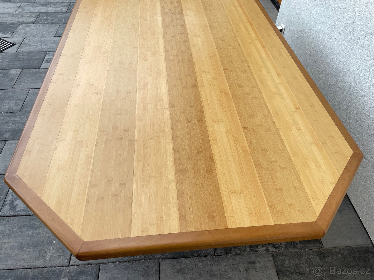 Jídelní stůl Sole Mio 211 x 126cm - masivní bambus - 4