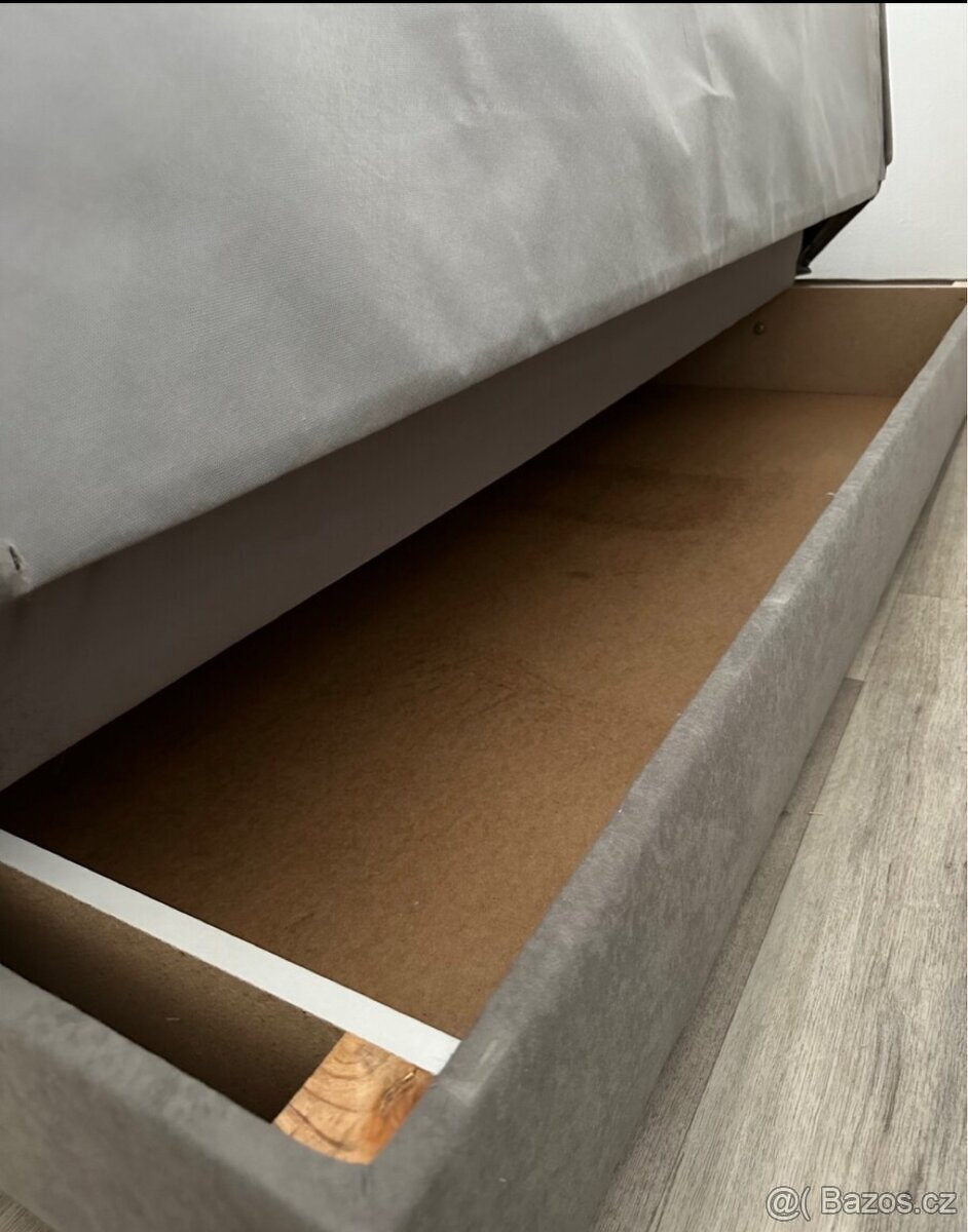 Rozkládací pohovka HEJLS šedá (Jysk) - 4