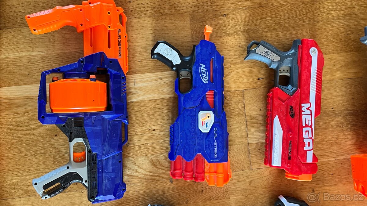 NERF sada pistoli + naboje - 4