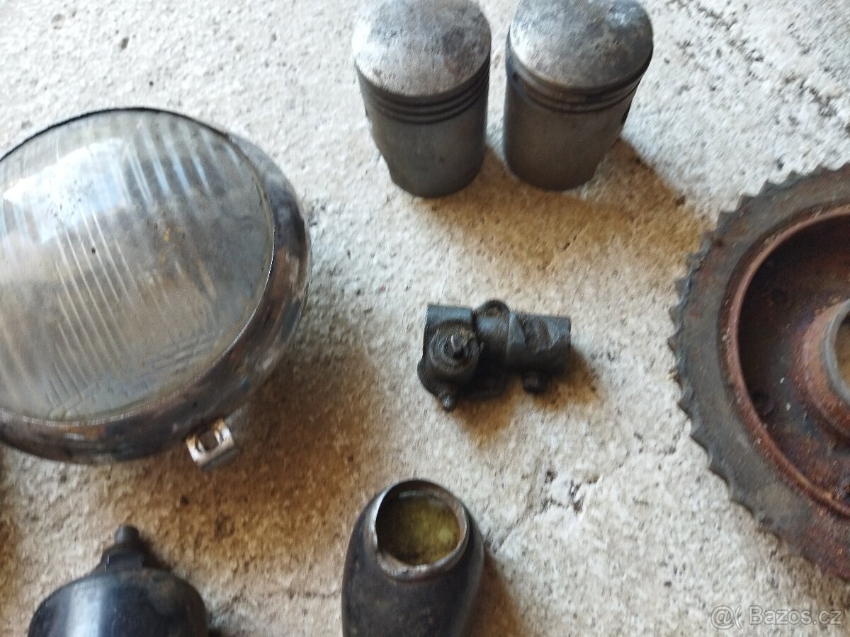 Prodám konvolut dílů na ČZ 150 C - 4