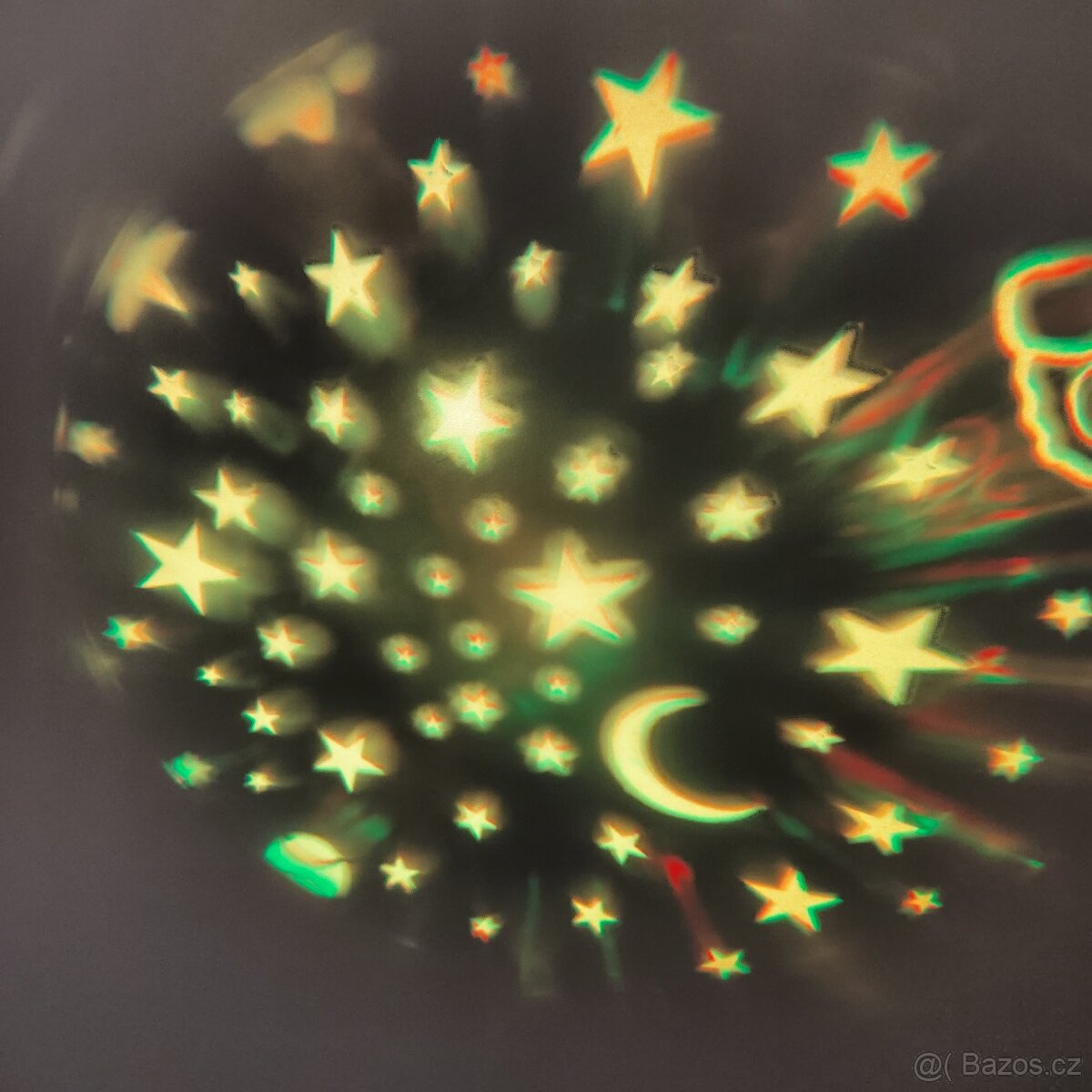 Uspávací plyšový medvídek s projektorem na zeď - 4